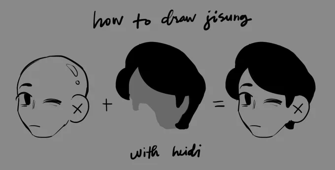 tutorial on how i draw jisung 