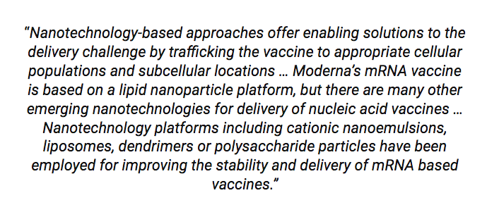 24) 'This July 2020 study COVID-19 vaccine development and a potential nanomaterial path forward explains how there are many nanotech platforms that will be included in future vaccines:...' [text quote in image and embedded link  https://www.nature.com/articles/s41565-020-0737-y]
