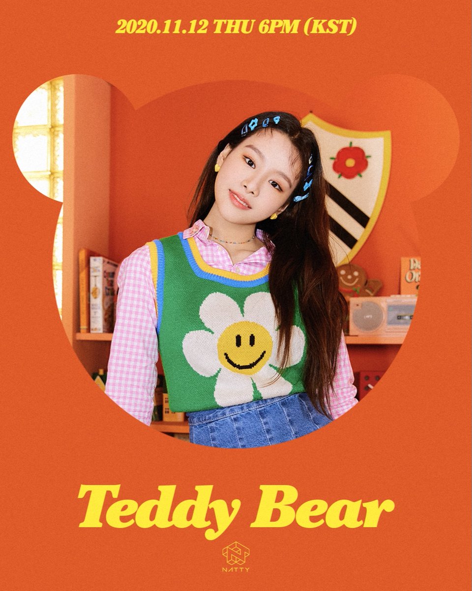 NToffcl_twt's tweet photo. The 2nd Single Album <Teddy Bear> Concept Photo #1

2020.11.12 (THU) 18:00 (KST)
COMING SOON 

#나띠 #NATTY 
#TeddyBear #테디베어 https://t.co/iYwSTBLQhU