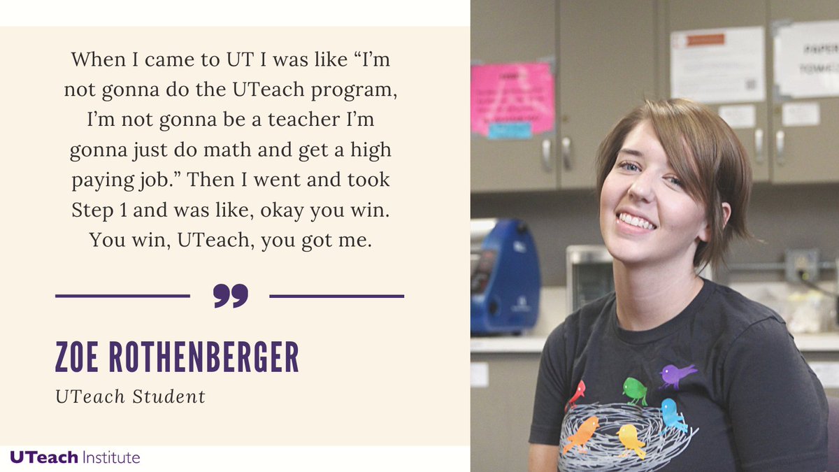 uteachinstitute's tweet image. UTeach Austin alumna Zoe Rothenberger teaches math at Meridian World School, an International Baccalaureate charter school in Round Rock, Texas. #humansofuteach #uteachnation #wherearetheynow