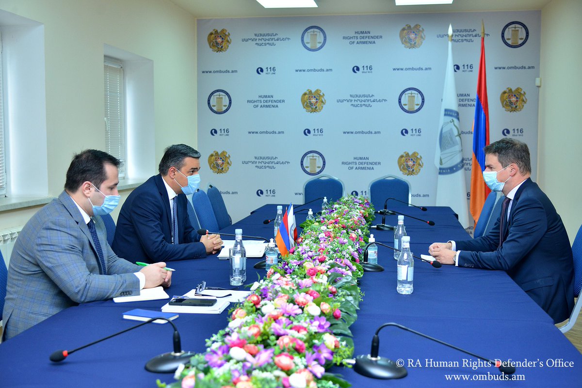 atatoyan's tweet photo. Turkish nationalist “Gray Wolves" to be officially banned in #France today․ Informed about this decision from the Ambassador of France to #Armenia H.E. Jonathan Lacôte @JonathanLacote. At the meeting, presented evidence on the atrocities of the Azerbaijani AF against civilians. https://t.co/Lw4kjzcTwc