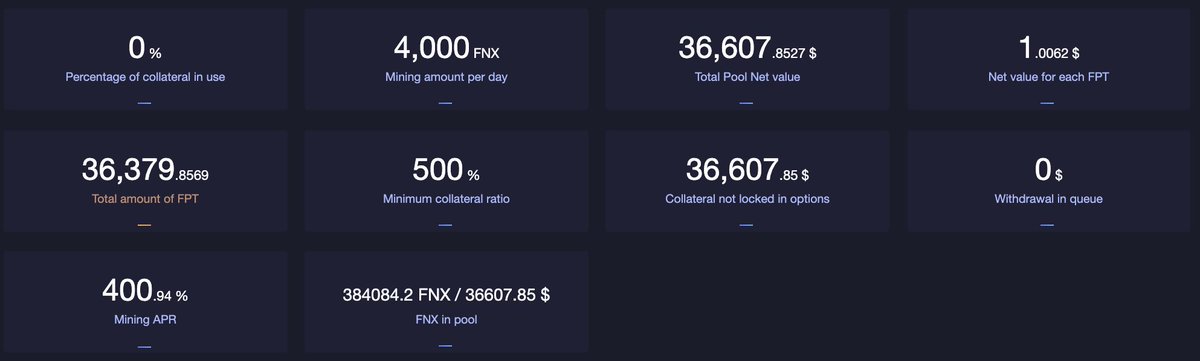 Phoenix__PHX's tweet photo. Our MASP peer2pool #DeFi options smart contract is live on #Ethereum!!!

Over 380k $FNX and 3k $USDC have already 🦧 aped in to our unique liquidity pool 🏊🏻‍♂️ where you can buy $SNX $MKR $LINK #BTC &amp; $ETH options.

All while mining $FNX!

When are u going to https://t.co/Wq25UsgqIX https://t.co/janOT4V906