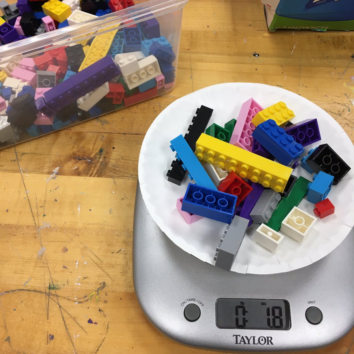 smplydori's tweet photo. Getting creative with 2 ounces of random bricks for next week’s #PHSMakerChallenge! Again, thank you #CurtisGrant for making this possible! #MosaicArt #8BitArt #RookieLibrarian #MakerSpace #STEM https://t.co/7JR6IQGRah
