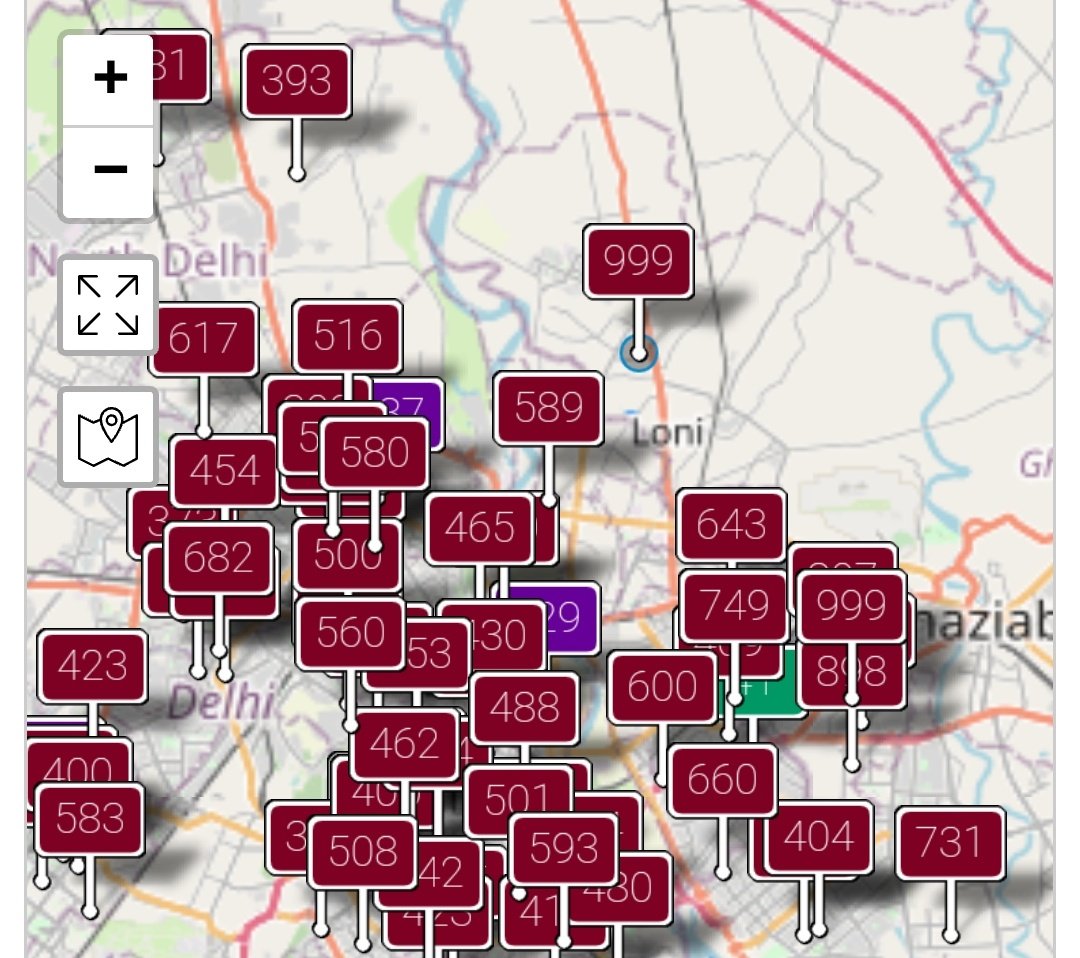 TweetOfSharma's tweet photo. AQI 999 in some areas.😷 https://t.co/fTWgQm9uG5