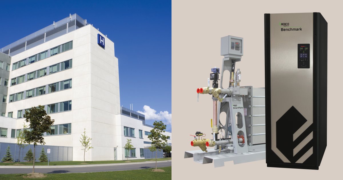 AERCOInt's tweet photo. AERCO Benchmark Platinum boiler and SmartPlate water heater combination systems are an efficient way to provide reliable, cost-effective heat and domestic hot water for hospitals. Read more at https://t.co/djvvhDcAX9 #SmartPlate #Benchmark #AERCO https://t.co/9koHigBP8e