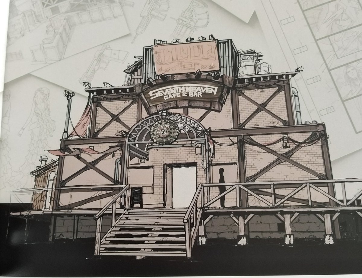 The art in the contents page is a concept drawing of 7th Heaven