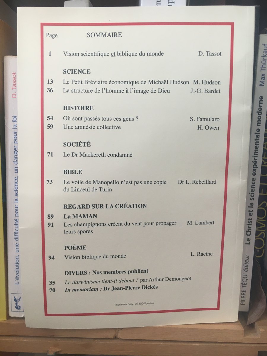 LeCEP_Science's tweet photo. Le nouveau numéro (92) de la revue du #CEP est sorti ! 

Au programme : vision scientifique et biblique du monde, le voile de Manopello, les champignons...

➡️Pour consulter les anciens numéros : https://t.co/2IlH8ZvfYt

➡️Pour vous abonner : https://t.co/E7x5oUIPr5 https://t.co/iyY9e2WkJQ