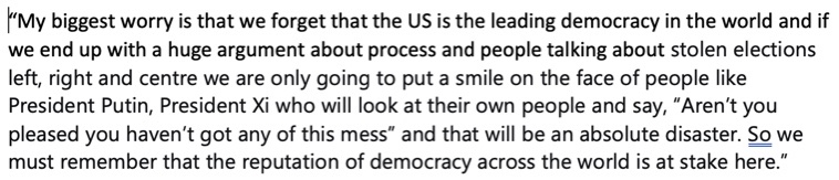 The former UK Foreign Secretary Jeremy Hunt shares some of these fears. This is what he told the BBC’s Today programme 3/8: