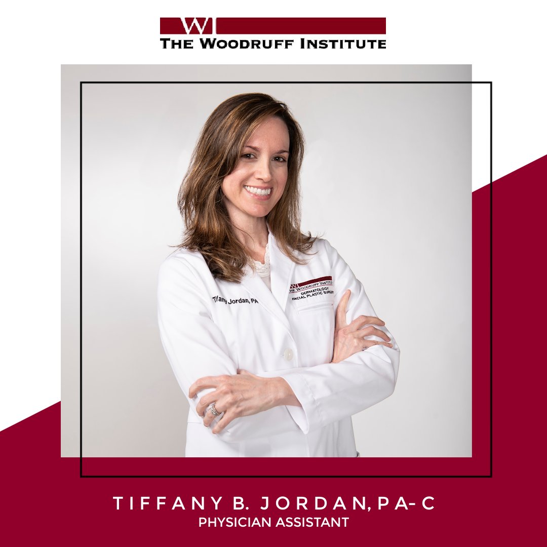 WoodruffInst's tweet photo. The Woodruff Institute is pleased to welcome Tiffany B. Jordan PA-C to the practice! Tiffany joins The Woodruff Institute with over 8 years of experience working as a Dermatology Physician Assistant, including General and Cosmetic Dermatology. https://t.co/PvYMQJF5Xe