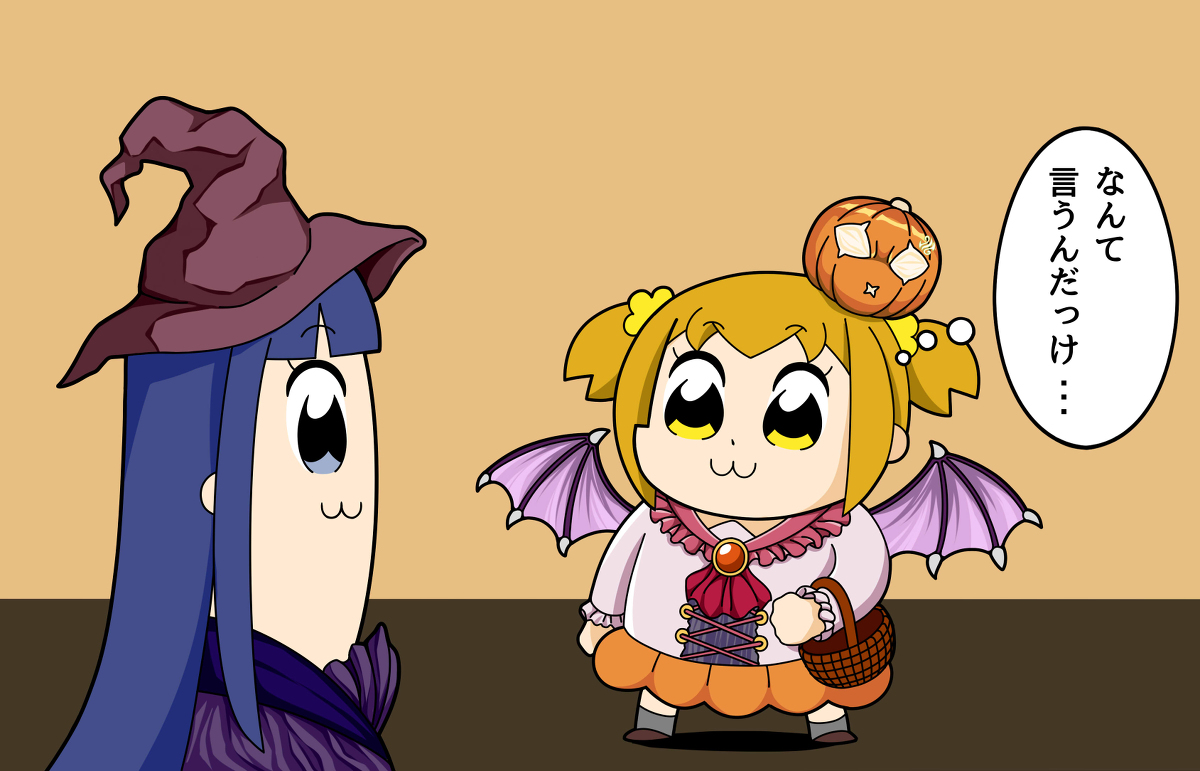 ハロウィンポプ子 #ポプテピピック https://t.co/8LMkBjulxu 