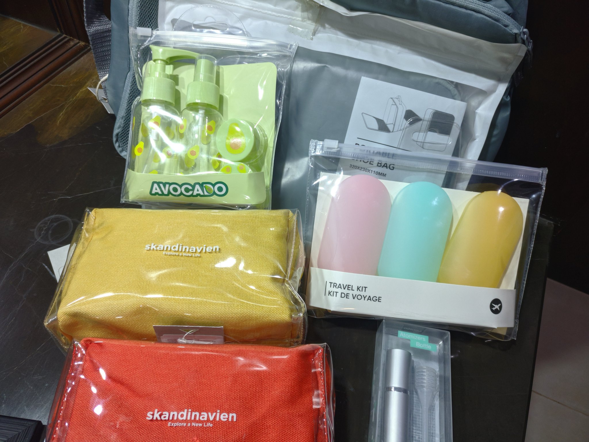 Faizan on X me i am just going to go and buy ONE miniso travel pouch that s it just ONE pouch. also me buys TWO pouches two sets of travel bottles