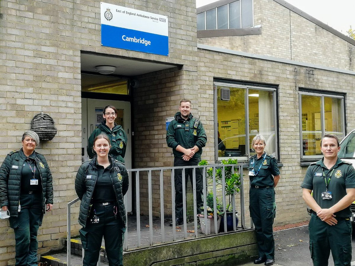 Here we have our very own Mental health team, who have recently visited Cambridge ambulance station 🚑

"A good engagement day, learning how we can better our service delivery for patients with mental health needs."

 #MentalHealth #TeamEEAST #WeAreEEAST