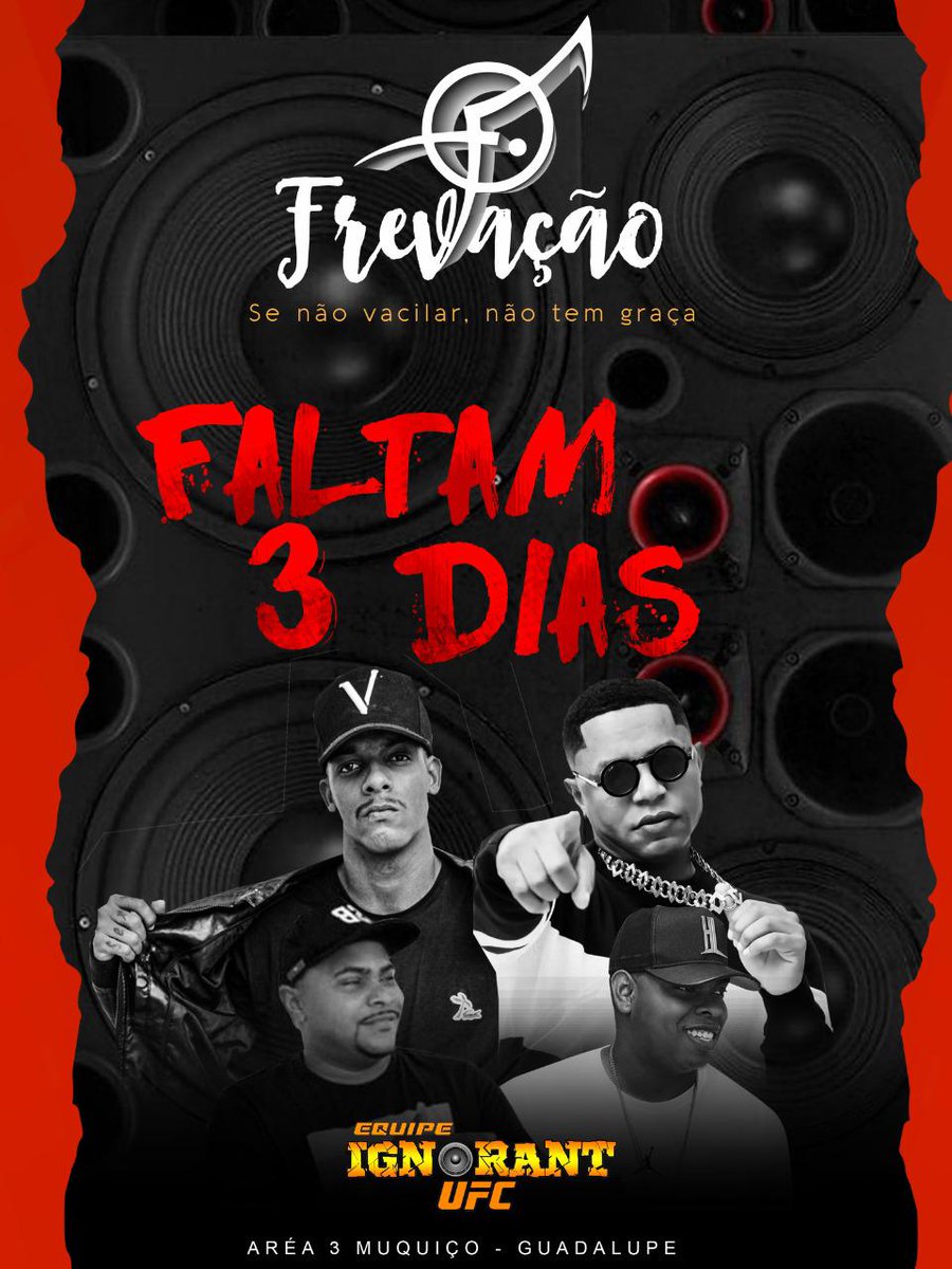frevados's tweet photo. LAFON, LAFON, LAFON 🎶💃🕺💃

🔝    VAII SER FODAAAA 🔝

SÓ RITMADA 🥇🥋

SÁBADÃO É LOGO ALÍ 🔛🔛🔛

FALTA MENOS QUE ANTES 💣💥😱😱
#ACREDITABB https://t.co/Ts73a0XHZS
