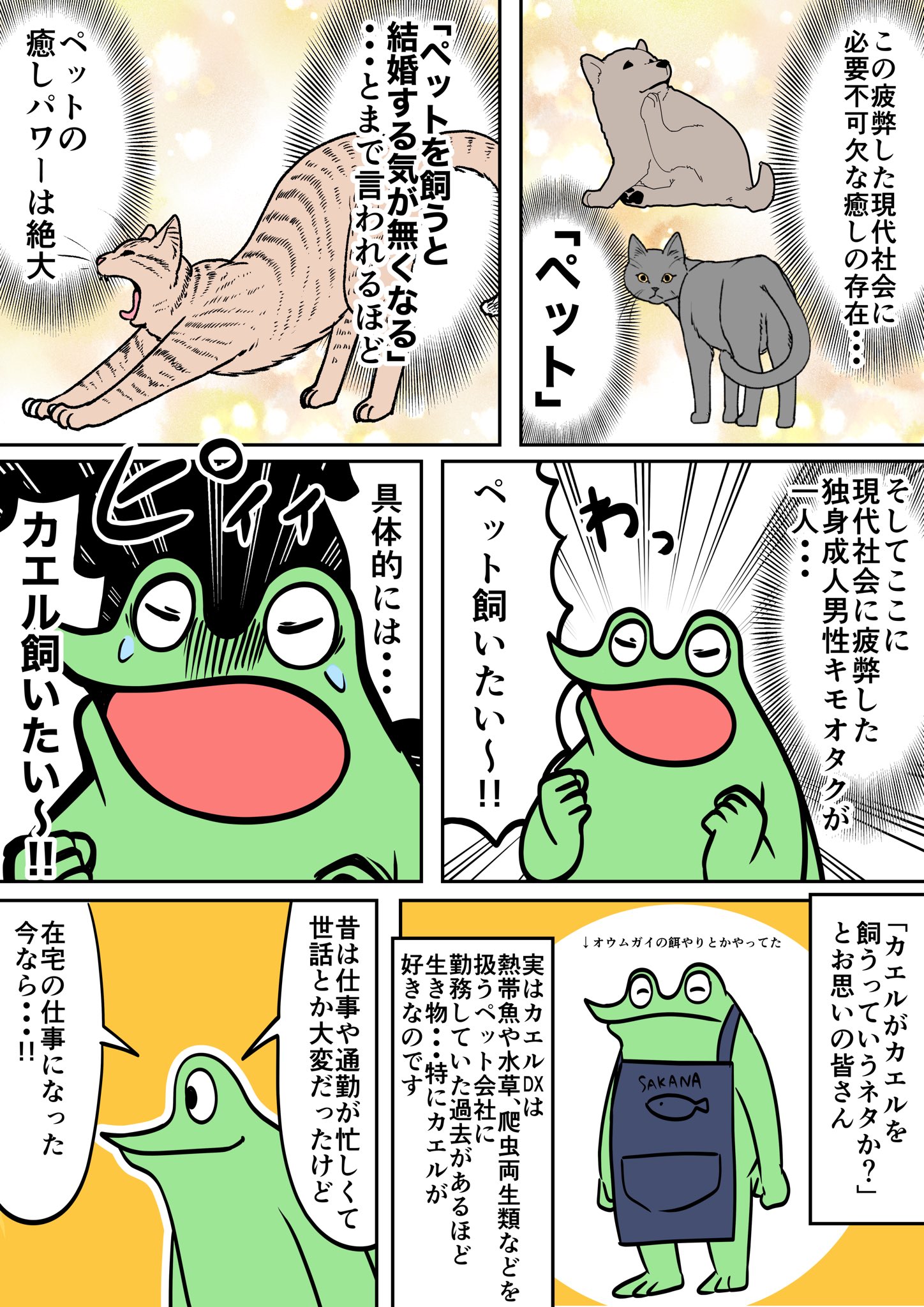 カエルdx オタクがカエルをハンティングして飼育するレポ漫画 T Co Y6h1mcvvil T Co Nbvh0hsofn Twitter