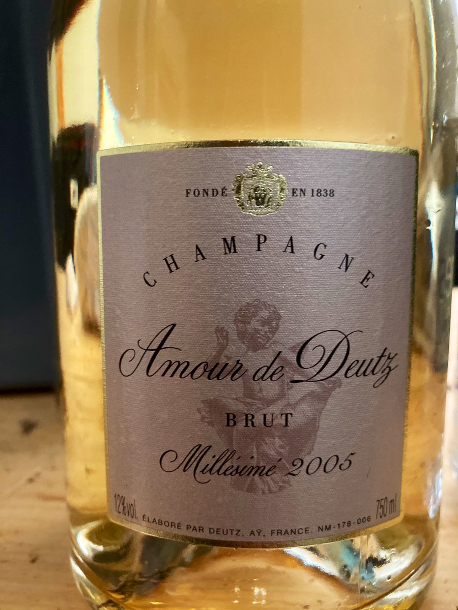GBWineBuff's tweet photo. Look what I just found whilst sorting out wines and stock taking. Hidden away in a corner, resting gently on a long dead bird. As it’s an oddment I should perhaps sip this quietly one evening 🤔🍾 #MakingLockdownBearable https://t.co/VjhSNTf2N2