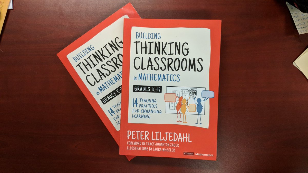 webbkyle's tweet image. Beyond excited that these have arrived! Can&apos;t wait to dive in #thinkingclassroom @pgliljedahl #rcsdmath
