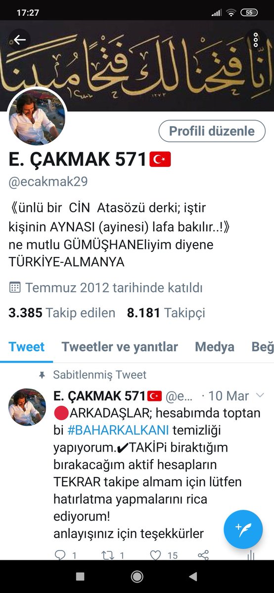 <a href="/ecakmak29/">E. ÇAKMAK 571🇹🇷</a> Hesabım askıya alındı tanıyan arkadaşlar eklerse memnun olurum..