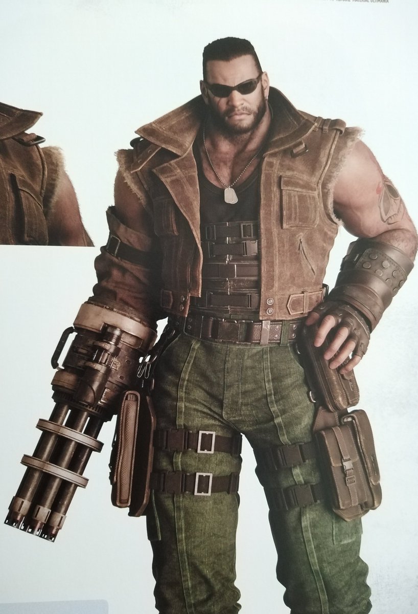 Seems like my hc about Barret's gun wasn't too far off. He has a power motor in it and can disemble the gun himself. Maybe he does actually carry a tool kit with him 