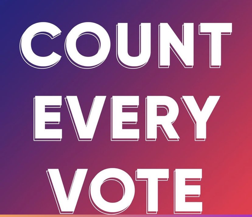 DanceMomHolly's tweet photo. Count Every Vote #CountEveryVote https://t.co/7ZrRA8o6Dk