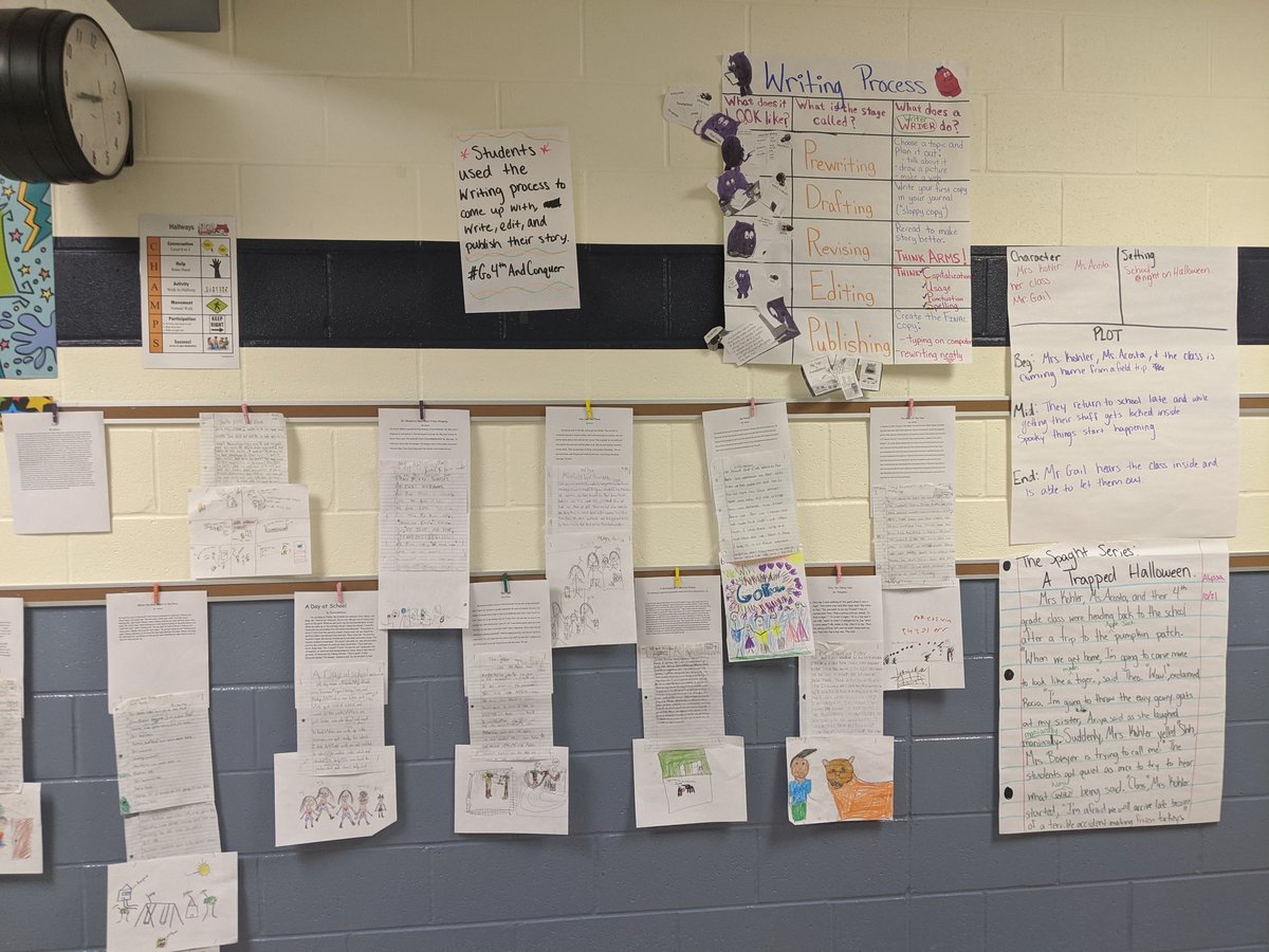 KohlersKids's tweet photo. New hallway decor. We made our mistake bottles from Because of Winn Dixie. Students also planned ,edited, and published and narrative using the writing process. I am very proud of my students' work. #SpaghtIsGreat #GoSolarWithMrsKohler #Go4thAndConquer #WPSProud https://t.co/7gIIPVJkaI
