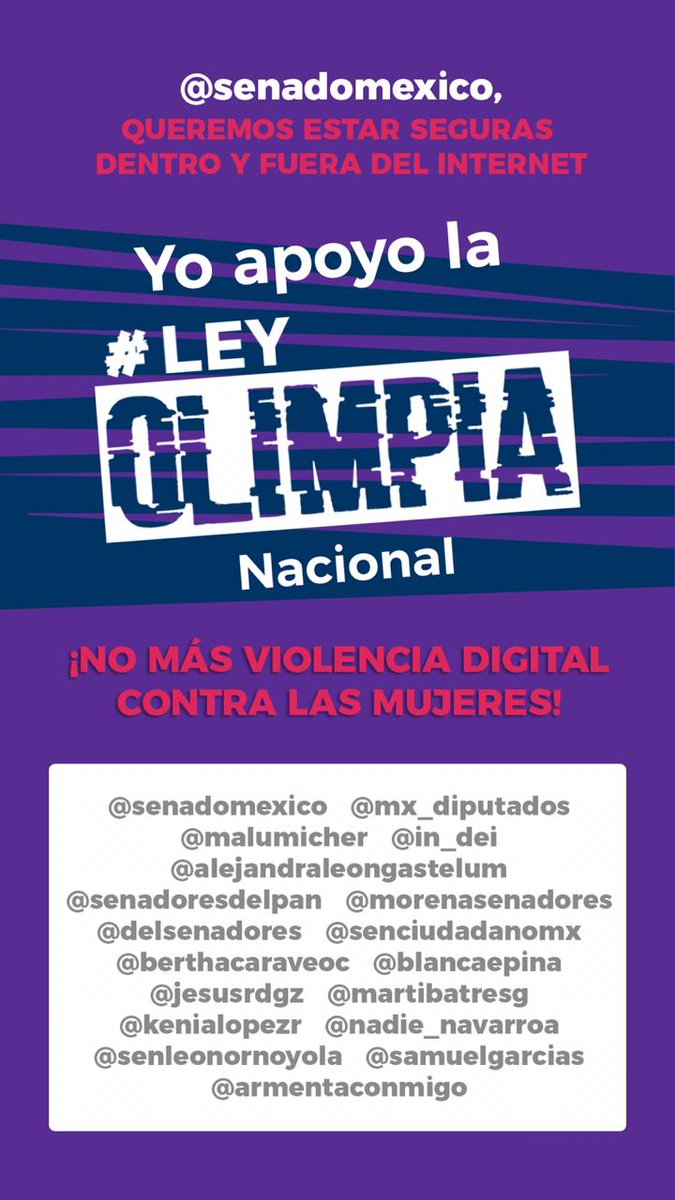 soniafrancoof's tweet photo. @senadomexicano @FrenteSororidad 
@Mx_Diputados @SenadoresdelPAN @MorenaSenadores https://t.co/qF7mf1iTeb