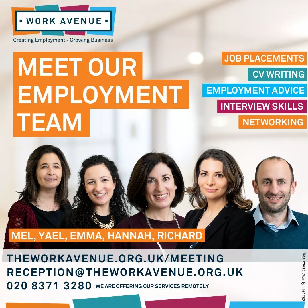theworkavenue's tweet photo. Meet our Employment Team!

Whether you need help with your #CV and #interview skills or learn how to #network successfully, our team are on hand five days a week to help with all your needs.

Don't delay, book your **FREE** one-to-one meeting today at https://t.co/e5EvlfcL84 https://t.co/px23ZvVP0D
