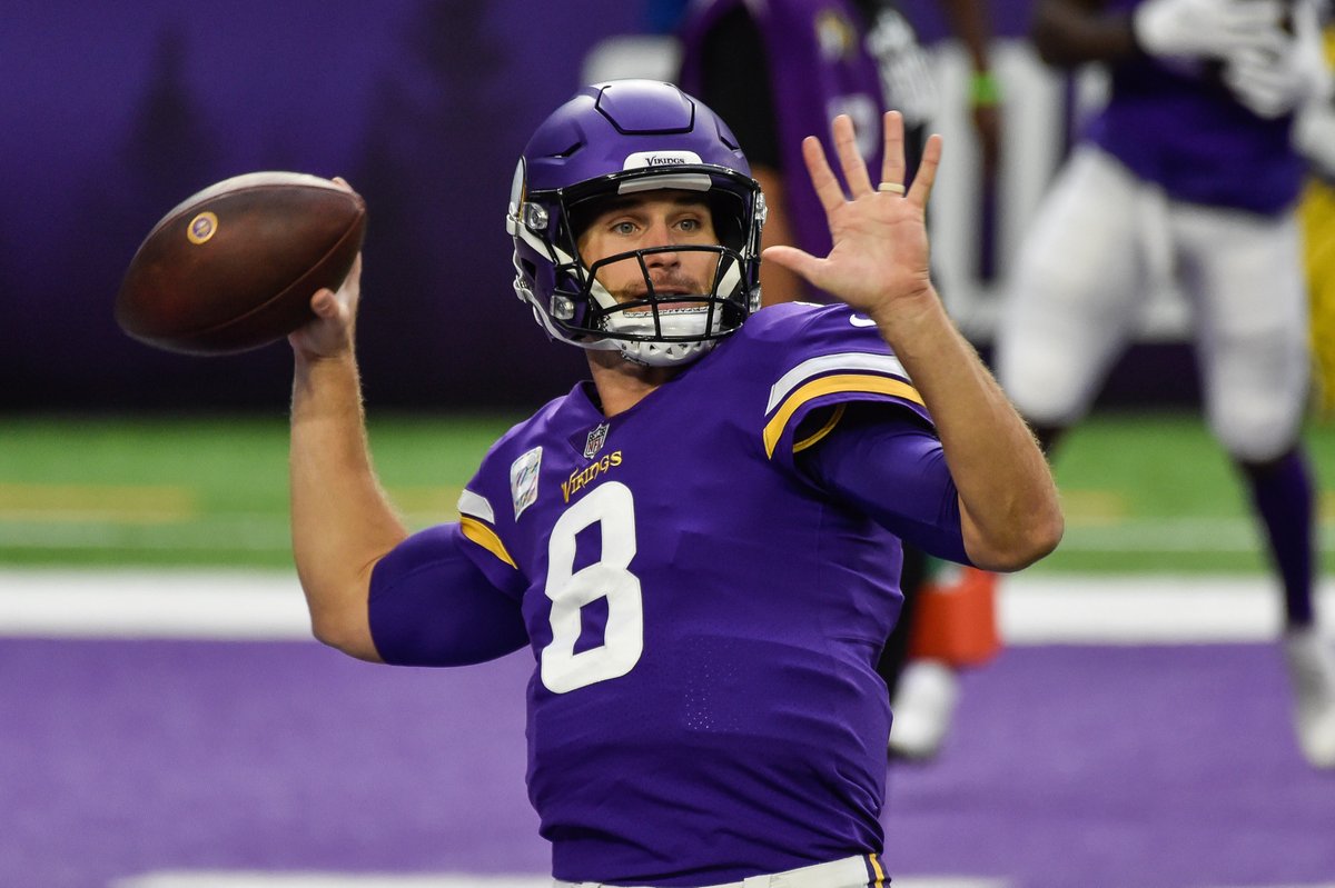 PFF_Fantasy's tweet photo. Highest percentage of targets 20+ yards downfield:
🚀Kirk Cousins - 19.0%
🚀Drew Lock - 18.9%
🚀Aaron Rodgers - 17.7% https://t.co/CkzrZFzNco