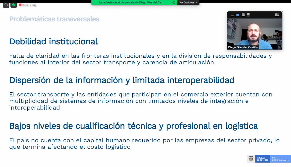 AdmonURosario's tweet photo. "El Gobierno tiene mucho por hacer en logística, en términos de servicios estamos mejorando las buenas prácticas, sistematizar información, y sobretodo promover la facilitación del comercio", Diego Días, Coordinador de la Unidad Técnica de Ejecución Logística del @DNP_Colombia. https://t.co/5ujOsy3ePl