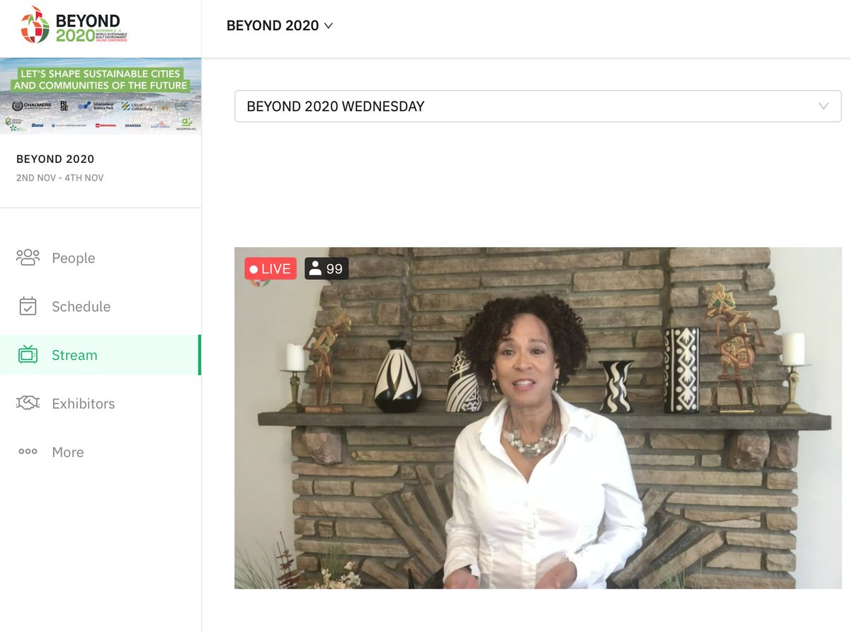 #Greenfinancing has a key role in the transition towards #sustainable built environment. Marcene Mitchell tells us what this role is now on main stage. Share your thoughts about it with us and ask your questions at the Q&amp;A session after the speech! #BEYOND2020