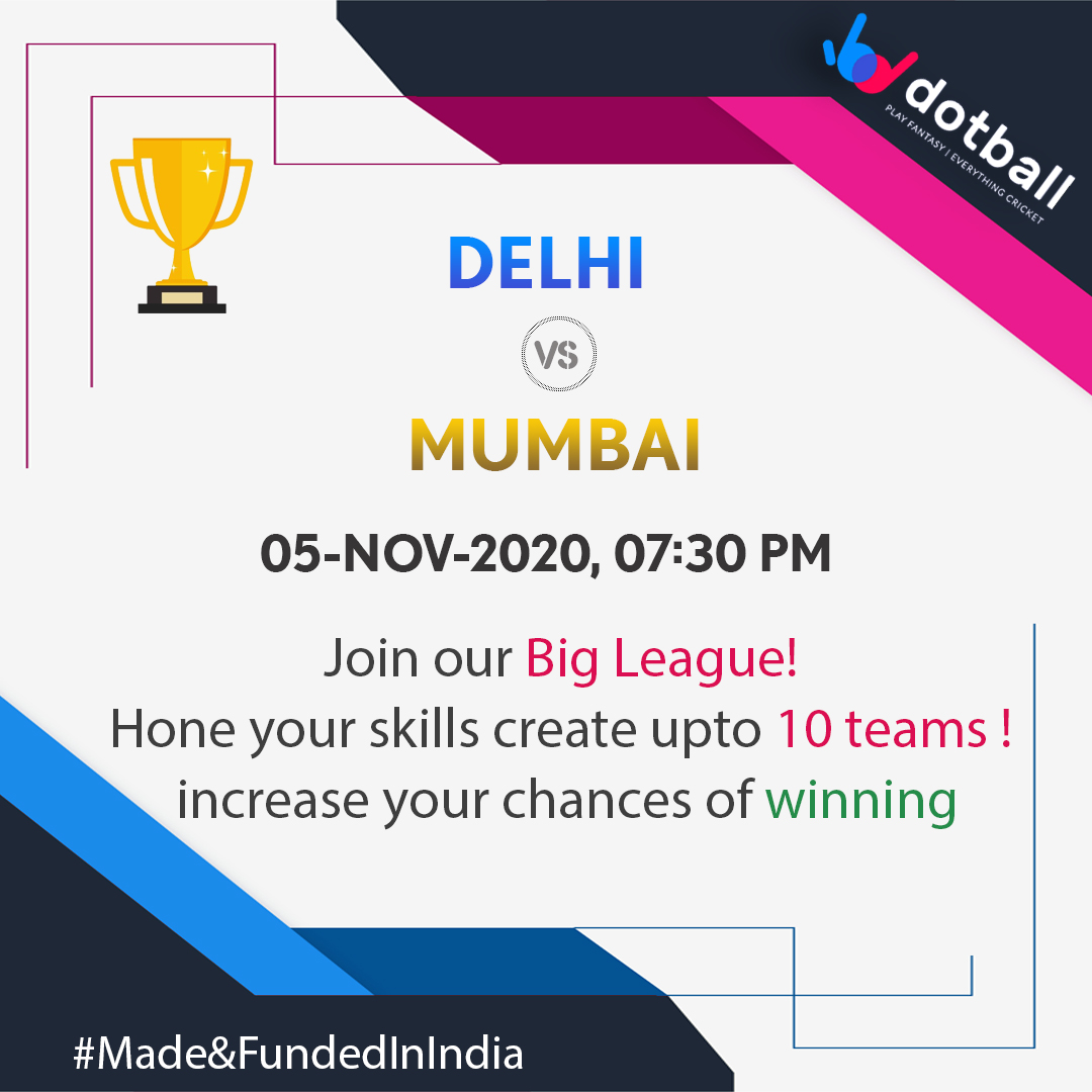 dotballglobal's tweet photo. The most awaited T20 series of the year is ON! Join the action on https://t.co/TlBEJq9sVJ #Dotball #CricketFantasy #GameOfSkill #T20 #Delhi #Mumbai https://t.co/sMNG9Qb5TC