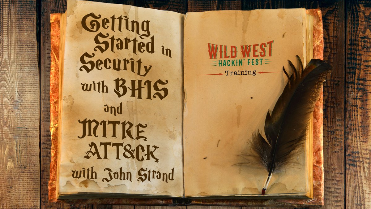 BHinfoSecurity's tweet photo. Getting Started in Infosec?

@strandjs is teaching an introductory/practical application course on the fundamentals of infosec w/ @WWHackinFest on Nov 16-19.

It is a "pay what you can" training course... including $0 if you choose. 

Details: https://t.co/ofUjgV0Gwv https://t.co/xyNLJH5iHF