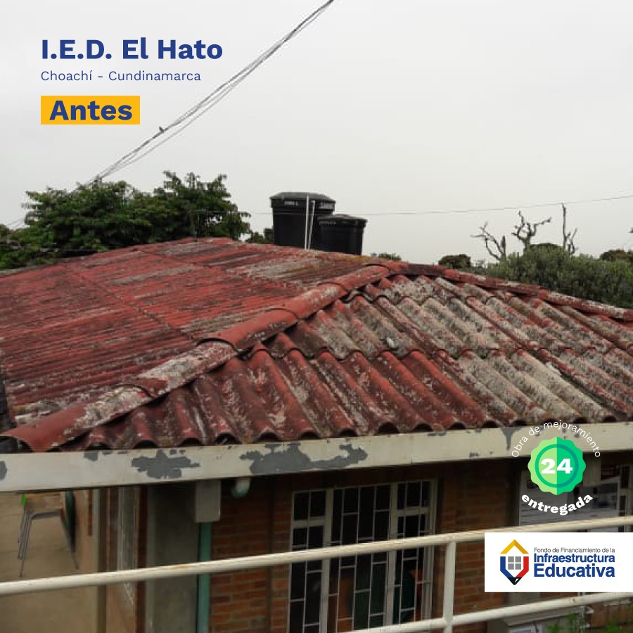FondoFFIE's tweet photo. ¡Más #ObrasDeMejoramiento en colegios rurales!

El Gobierno del presidente @IvanDuque, a través del @Mineducacion y @FondoFFIE, terminó la renovación de la I.E. El Hato en Choachí (@CundinamarcaGob).

Es el proyecto #2️⃣4️⃣ entregado en todo el país y beneficiará a 313 estudiantes. https://t.co/0ecobTrhBN