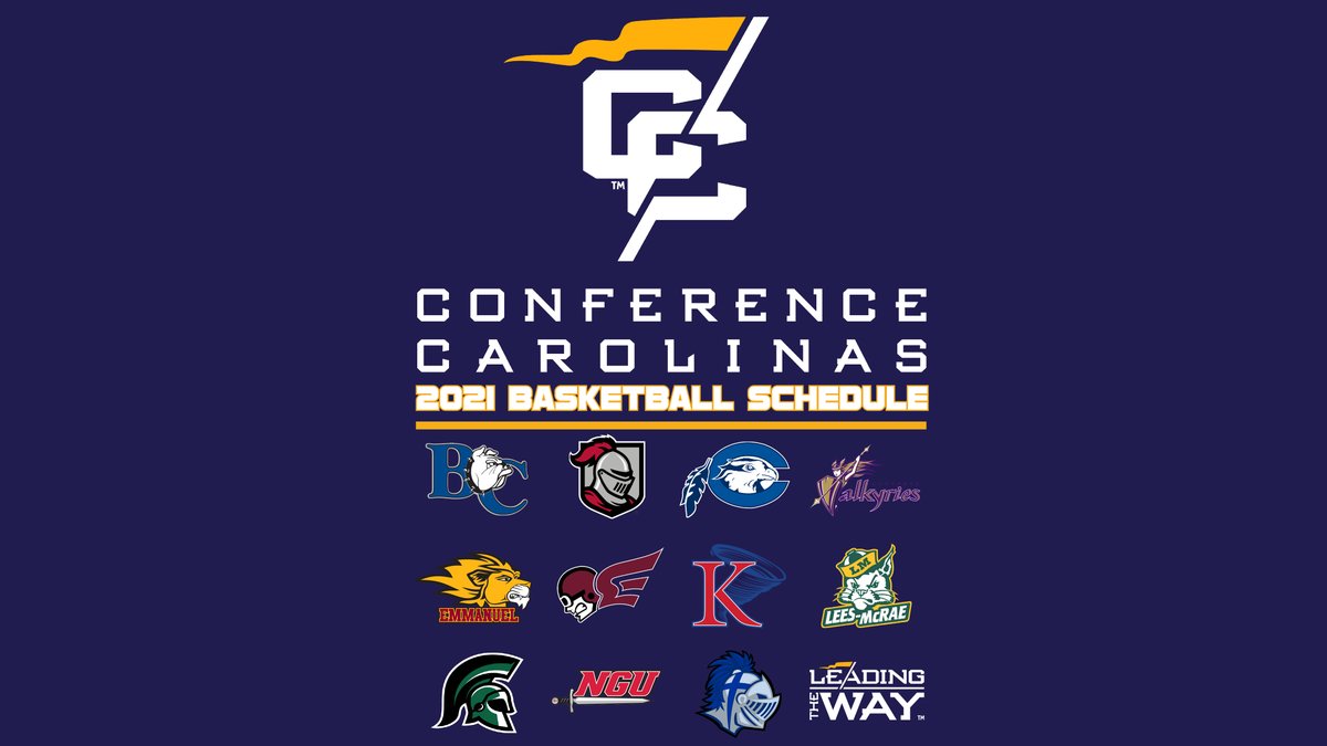 ConfCarolinas's tweet photo. Conference Carolinas has officially unveiled its 2021 conference basketball schedule. Learn more by visiting the link ⬇️

🔗: https://t.co/O65cBu8q9u
#LeadingTheWay https://t.co/jbGxj1avIZ