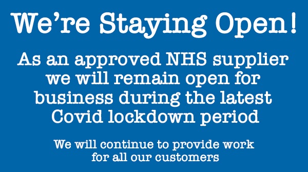 Just to let all our customers know, we will remain #openforbusiness during the month long #lockdown. Although we provide print to the #NHS we will still be providing our services for ALL our customers. 
Email us at sales@boltonprint.co.uk with your orders or enquiries.