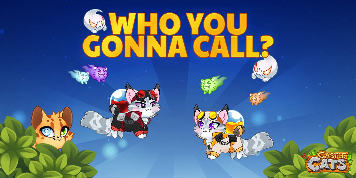 castle_cats's tweet photo. If there's something strange, in your Guild Halls, who you gonna call? ππ» Cat Ratchet! π»
Join Ratchet and his ghostbuster squad with these pawtastic buster outfits! π» Which color combo will you get? π¨ #CastleCats #CCHalloween #CCRatchet https://t.co/K1sYyehIdM
