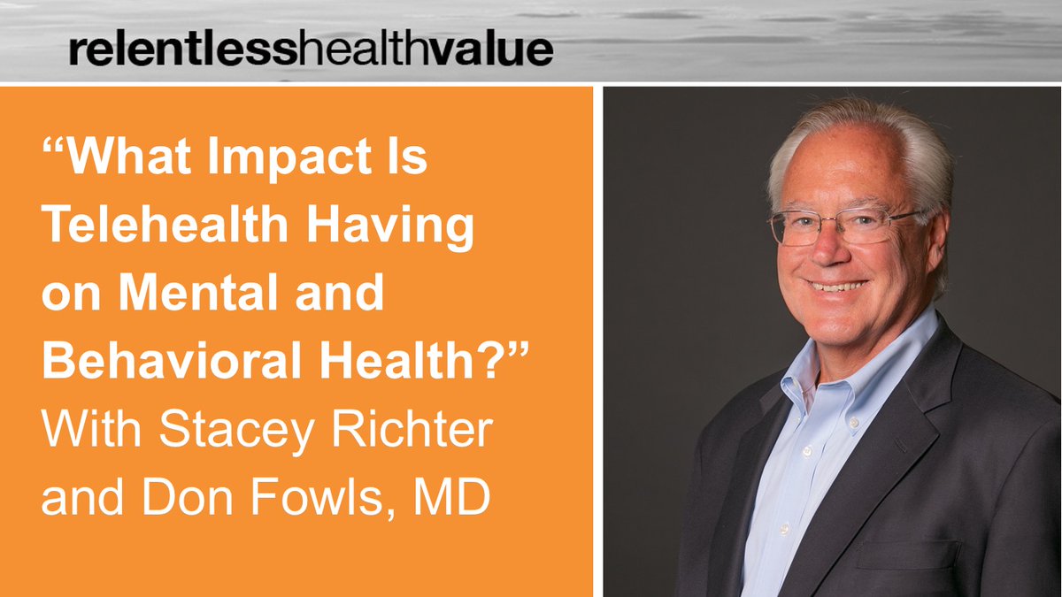 RelentlesHealth's tweet image. “Well, that’s great, but how did they do when they left? That’s what you really want to know.” Don Fowls, MD, discusses #valuebasedpayments in this week’s #healthcarepodcast. #healthcare #podcast #digitalhealth #behavioralhealth

ow.ly/Ox7G50C5xa5