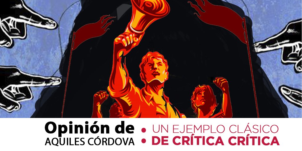 AquilesCordova's tweet photo. Un ejemplo clásico de crítica crítica. Te comparto mi #Opinión semanal. "EL Movimiento Antorchista jamás ha tenido dueño ni padrino poderoso alguno; nunca hemos sido favoritos ni protegidos de ningún político." I #OpiniónDeAquilesCórdova Antorcha Campesina https://t.co/QEDKfuR9zd https://t.co/C33eteKJFz