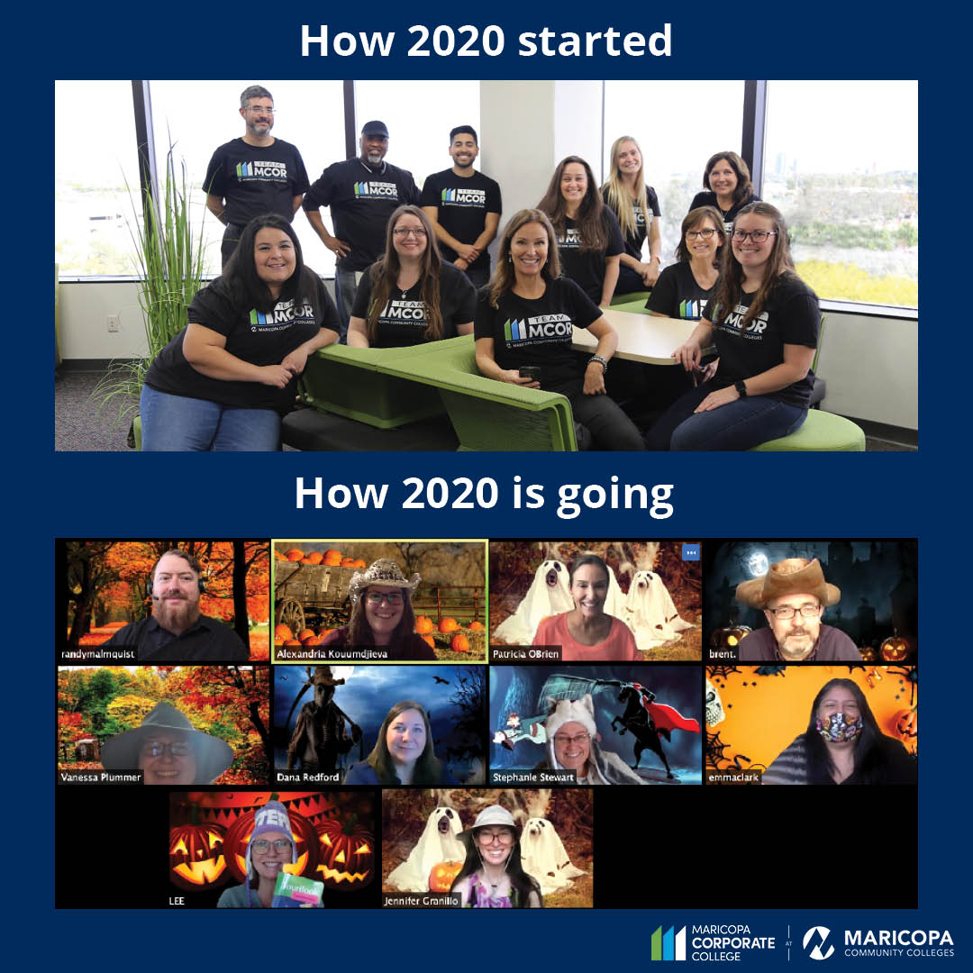 MCORCollege's tweet photo. How 2020 started vs. how 2020 is going. 💻
#HowItStarted #Challenge #ZoomMeeting #MCOR #Team https://t.co/Jhq9mnusUy