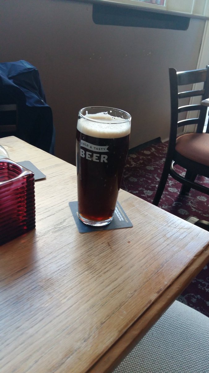 @SuttonArms finally here with a pint of #fivepoints Brick Brown. Superb will come back again after lockdown.