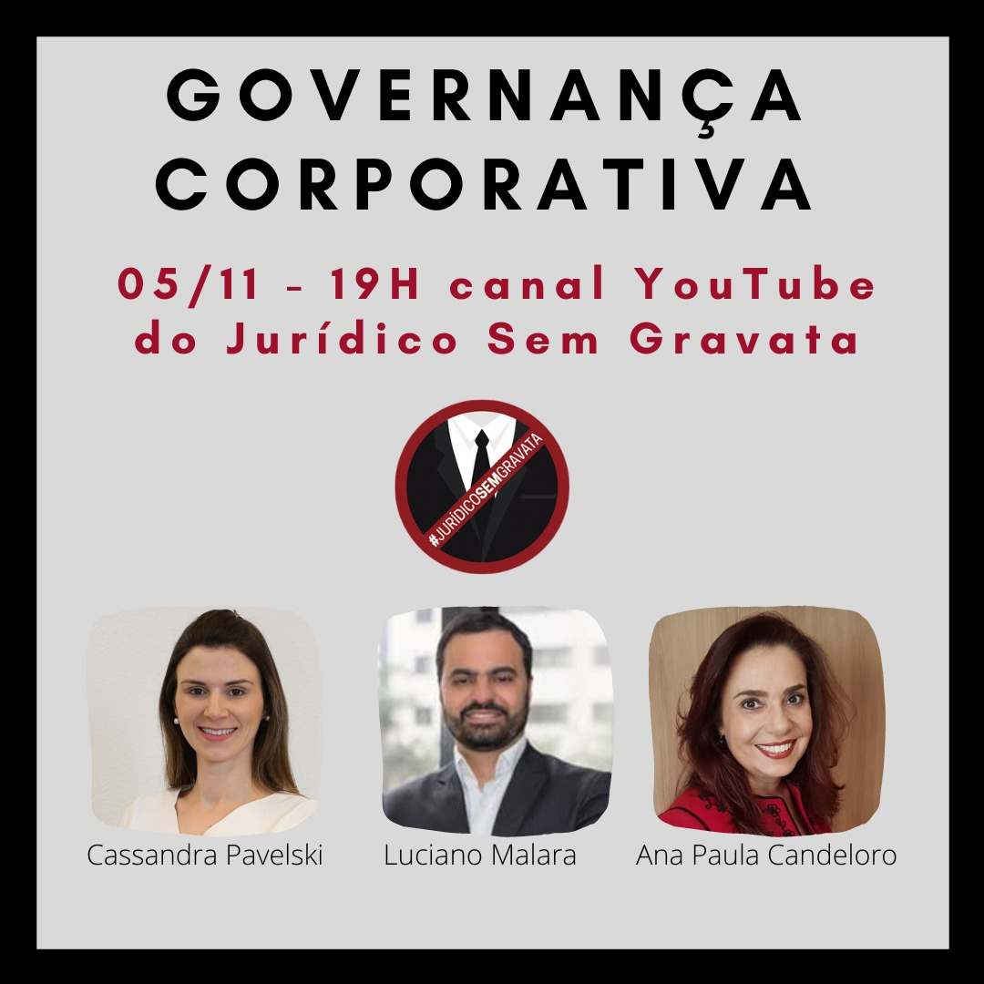 Governança Corporativa
Que tal entender o que é e quais os benefícios e principais agentes da governança corporativa? Quais as oportunidades para os advogados frente às estruturas de Governança? 
Vamos tratar, também, das mudanças corporativas com base no ESG e sua relevância