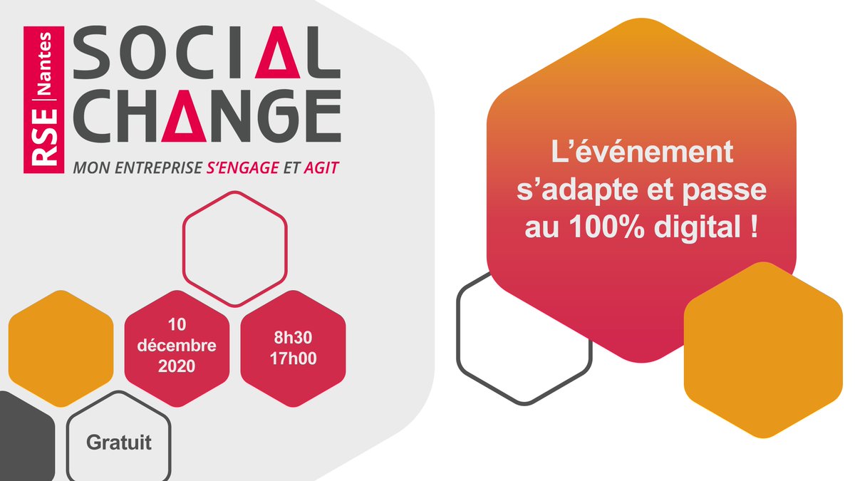 SC_Nantes_'s tweet photo. Pour sa 3e édition, #SocialChangeNantes évolue pour s'adapter au contexte sanitaire et passe au 100% digital.
#NantesMetropole #SCN2020 @RSEnantes
https://t.co/utdGRqkFut https://t.co/CAyB9b7UWp
