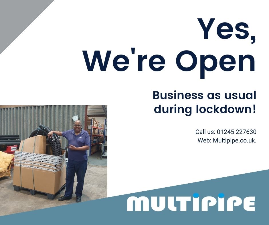 multipipeltd's tweet image. No rest for the wicked! We'll be open as usual during lockdown to make sure your projects stay on track
#multipipe #plumberstools #plumbing #support #lockdown #november2020