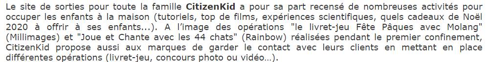 citizenkidmedia's tweet photo. #Top @CitizenKid ce matin mis en avant dans #ActuKids, la #newsletter de #référence des #professionnels de l’#univers de l’#enfant > https://t.co/zmRVFi1KfO https://t.co/Zv0jVUiypp