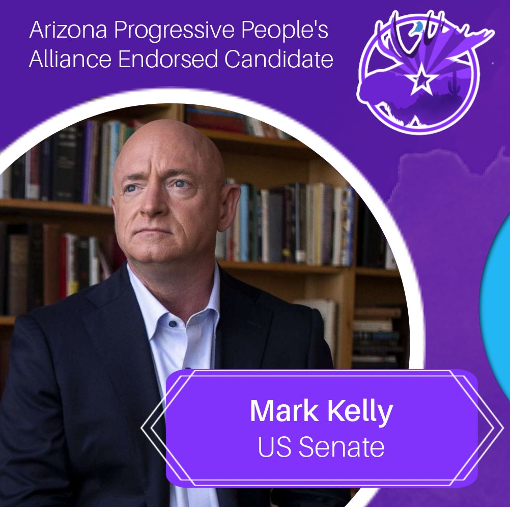 Progress4AZ's tweet photo. Congratulations to Senator-Elect Mark Kelly! We look forward to seeing you in Washington! #Progress4AZ https://t.co/6fgQVWgE4h