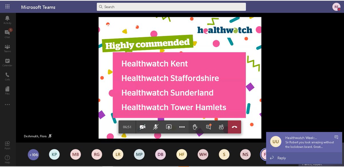 raluca_hippie's tweet photo. My research for @HWTowerhamlets just received a High Commendation at @HealthwatchE #HealthwatchWeek. Only London Healthwatch to do so!
Shout out to @ArshadTakun @virginiapatania @CohenClemence, & many inspiring pros from @TowerHamletsCCG & GP Care Group who made it impactful. https://t.co/zkogrQxRW8