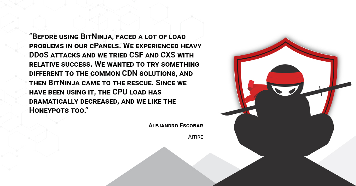 bitninjaio's tweet photo. Drop your CPU load and make your servers safer at the same time! ๐ก๏ธ
Start your 7๏ธโฃ-day free trial! ๐ https://t.co/t0wAyx6ijP
#cybersecurity #serverprotection #bitninja #honeypots #ddos #cpanel https://t.co/PuzGUQroUo