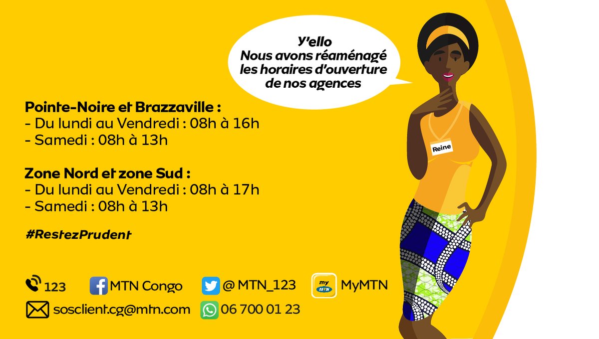 MTN_123's tweet photo. Y’ello la famille !
Vous avez besoin de support ? Plus besoin de vous déplacer. Contactez-nous directement via nos canaux digitaux.
#mtncongo #Team242 #ChezMoiAuCongo #Congo #EverywhereYouGo #MTNInternet #widge #MTNwidge #cpasdeslol #fun https://t.co/66iUcmRnZ3