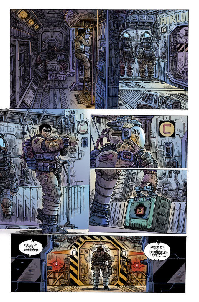 38. ALIENS: DEAD ORBIT From  @HeGotGronch  @NotTooChaby  @SpookyBoberts  @BrettAIsrael  #AnitaMagaña  #AdamPruettIf you want a masterclass in storytelling, this is the book for you.Perfect for Alien fans, people new to the series (like me), and people wanting a great space horror