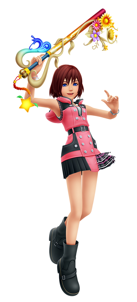 Kingdom Hearts Melody of Memory Kairi. (KH3 design + KH2 model)