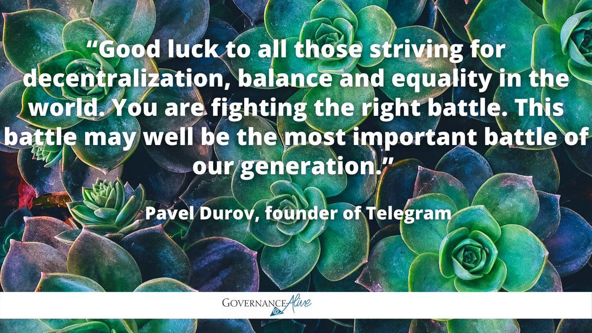 Are you striving for a decentralized world?  Learn sociocracy, a proven #decentralized #governance, and #decisionmaking methodology.  The best way to learn sociocracy is to experience it.  

Join us for an upcoming #free live #webinar 👉jo.my/decentralized-…